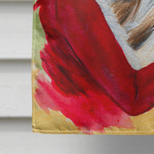 Load image into Gallery viewer, Lady driving with her Shih Tzu Flag Canvas House Size