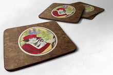 Load image into Gallery viewer, Lady driving with her Shih Tzu Coasters - Set of 4 Lightweight Foam, Absorbent Drink Coasters