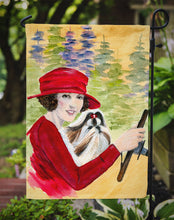 Load image into Gallery viewer, Lady driving with her Shih Tzu Garden Flag - Outdoor Decorative Yard Flag