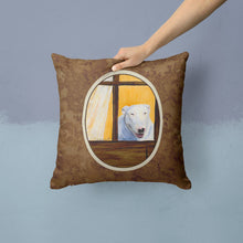 Load image into Gallery viewer, Bull Terrier Throw Pillow - 14x14 Decorative Pillow – Art for Your Home &amp; Patio