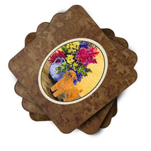 Load image into Gallery viewer, Brussels Griffon Coasters - Set of 4 Lightweight Foam, Absorbent Drink Coasters