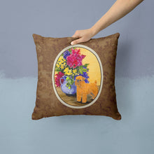 Load image into Gallery viewer, Brussels Griffon Throw Pillow - 14x14 Decorative Pillow – Art for Your Home &amp; Patio