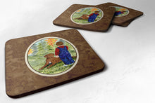 Load image into Gallery viewer, Little boy with his Chesapeake Bay Retriever Coasters - Set of 4 Lightweight Foam, Absorbent Drink Coasters