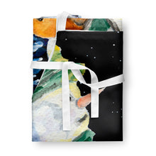 Load image into Gallery viewer, Snowman with Lakeland Terrier Apron – Artist-Designed Kitchen, BBQ &amp; Craft Apron