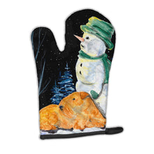Load image into Gallery viewer, Snowman with Lakeland Terrier Oven Mitt SS8555OVMT