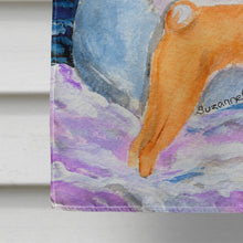 Load image into Gallery viewer, Snowman with Basenji Flag Canvas House Size