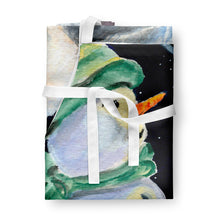 Load image into Gallery viewer, Snowman with Keeshond Apron – Artist-Designed Kitchen, BBQ &amp; Craft Apron