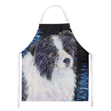 Load image into Gallery viewer, Starry Night Border Collie Apron – Artist-Designed Kitchen, BBQ &amp; Craft Apron
