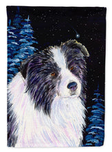 Load image into Gallery viewer, Starry Night Border Collie Garden Flag - Outdoor Decorative Yard Flag