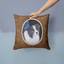 Load image into Gallery viewer, Starry Night Border Collie Throw Pillow - 14x14 Decorative Pillow – Art for Your Home &amp; Patio