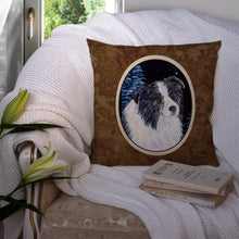 Load image into Gallery viewer, Starry Night Border Collie Throw Pillow - 14x14 Decorative Pillow – Art for Your Home &amp; Patio