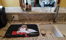 Load image into Gallery viewer, Shih Tzu Dish Drying Mat – Absorbent, Artistic Kitchen Essentials SS8562DDM