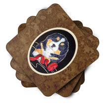 Load image into Gallery viewer, Bernese Mountain Dog Coasters - Set of 4 Lightweight Foam, Absorbent Drink Coasters