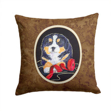 Load image into Gallery viewer, Bernese Mountain Dog Throw Pillow - 14x14 Decorative Pillow – Art for Your Home &amp; Patio