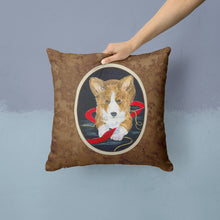 Load image into Gallery viewer, Corgi Throw Pillow - 14x14 Decorative Pillow – Art for Your Home &amp; Patio