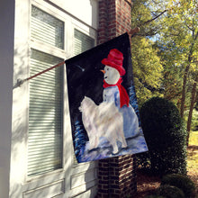 Load image into Gallery viewer, Samoyed Flag Canvas House Size