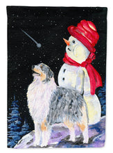 Load image into Gallery viewer, Australian Shepherd Flag Canvas House Size