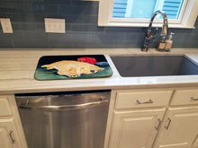 Load image into Gallery viewer, Golden Retriever Dish Drying Mat – Absorbent, Artistic Kitchen Essentials SS8576DDM