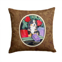 Load image into Gallery viewer, Bernese Mountain Dog Throw Pillow - 14x14 Decorative Pillow – Art for Your Home &amp; Patio