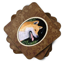 Load image into Gallery viewer, Shiba Inu Coasters - Set of 4 Lightweight Foam, Absorbent Drink Coasters