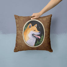Load image into Gallery viewer, Shiba Inu Throw Pillow - 14x14 Decorative Pillow – Art for Your Home &amp; Patio