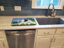 Load image into Gallery viewer, Fox Terrier Dish Drying Mat – Absorbent, Artistic Kitchen Essentials SS8599DDM