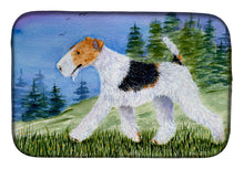 Load image into Gallery viewer, Fox Terrier Dish Drying Mat – Absorbent, Artistic Kitchen Essentials SS8599DDM