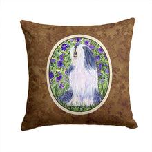 Load image into Gallery viewer, Bearded Collie Throw Pillow - 14x14 Decorative Pillow – Art for Your Home &amp; Patio