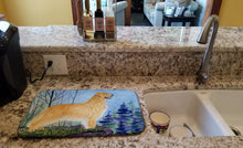 Load image into Gallery viewer, Golden Retriever Dish Drying Mat – Absorbent, Artistic Kitchen Essentials SS8607DDM