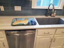 Load image into Gallery viewer, Golden Retriever Dish Drying Mat – Absorbent, Artistic Kitchen Essentials SS8607DDM