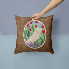 Load image into Gallery viewer, Golden Retriever Throw Pillow - 14x14 Decorative Pillow – Art for Your Home &amp; Patio