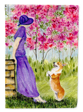 Load image into Gallery viewer, Corgi Flag Canvas House Size