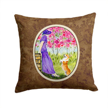 Load image into Gallery viewer, Corgi Throw Pillow - 14x14 Decorative Pillow – Art for Your Home &amp; Patio