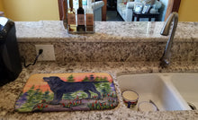 Load image into Gallery viewer, Labrador Dish Drying Mat – Absorbent, Artistic Kitchen Essentials SS8624DDM