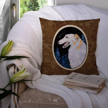 Load image into Gallery viewer, Borzoi Throw Pillow - 14x14 Decorative Pillow – Art for Your Home &amp; Patio