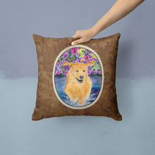 Load image into Gallery viewer, Golden Retriever Throw Pillow - 14x14 Decorative Pillow – Art for Your Home &amp; Patio