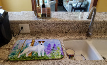 Load image into Gallery viewer, Jack Russell Terrier Dish Drying Mat – Absorbent, Artistic Kitchen Essentials SS8637DDM