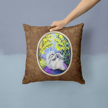 Load image into Gallery viewer, Tibetan Terrier Throw Pillow - 14x14 Decorative Pillow – Art for Your Home &amp; Patio