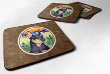 Load image into Gallery viewer, Doberman Coasters - Set of 4 Lightweight Foam, Absorbent Drink Coasters