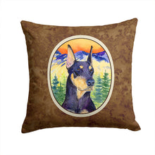 Load image into Gallery viewer, Doberman Throw Pillow - 14x14 Decorative Pillow – Art for Your Home &amp; Patio