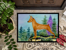 Load image into Gallery viewer, Min Pin Doormat - 24x36 Decorative Floor Mat – Indoor/Outdoor Rug with Artistic Flair Doormat
