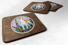Load image into Gallery viewer, Whippet Coasters - Set of 4 Lightweight Foam, Absorbent Drink Coasters