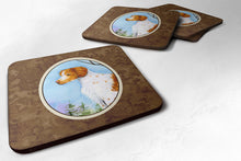 Load image into Gallery viewer, Setter Coasters - Set of 4 Lightweight Foam, Absorbent Drink Coasters