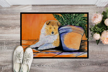 Load image into Gallery viewer, Sheltie Doormat - 24x36 Decorative Floor Mat – Indoor/Outdoor Rug with Artistic Flair Doormat