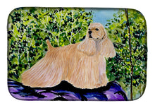 Load image into Gallery viewer, Cocker Spaniel Dish Drying Mat – Absorbent, Artistic Kitchen Essentials SS8668DDM