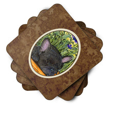 Load image into Gallery viewer, French Bulldog Coasters - Set of 4 Lightweight Foam, Absorbent Drink Coasters