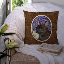 Load image into Gallery viewer, French Bulldog Throw Pillow - 14x14 Decorative Pillow – Art for Your Home &amp; Patio