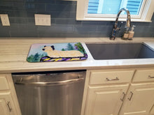 Load image into Gallery viewer, Skye Terrier Dish Drying Mat – Absorbent, Artistic Kitchen Essentials SS8679DDM