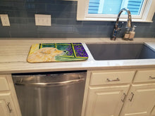 Load image into Gallery viewer, Golden Retriever Dish Drying Mat – Absorbent, Artistic Kitchen Essentials SS8680DDM