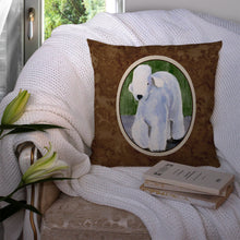 Load image into Gallery viewer, Bedlington Terrier Throw Pillow - 14x14 Decorative Pillow – Art for Your Home &amp; Patio